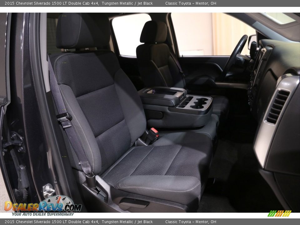 2015 Chevrolet Silverado 1500 LT Double Cab 4x4 Tungsten Metallic / Jet Black Photo #16