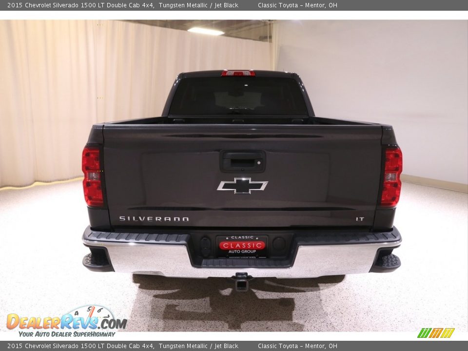 2015 Chevrolet Silverado 1500 LT Double Cab 4x4 Tungsten Metallic / Jet Black Photo #19