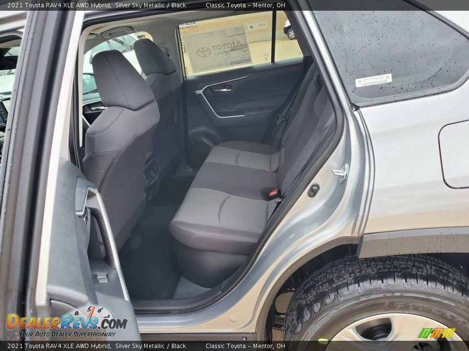 Rear Seat of 2021 Toyota RAV4 XLE AWD Hybrid Photo #3