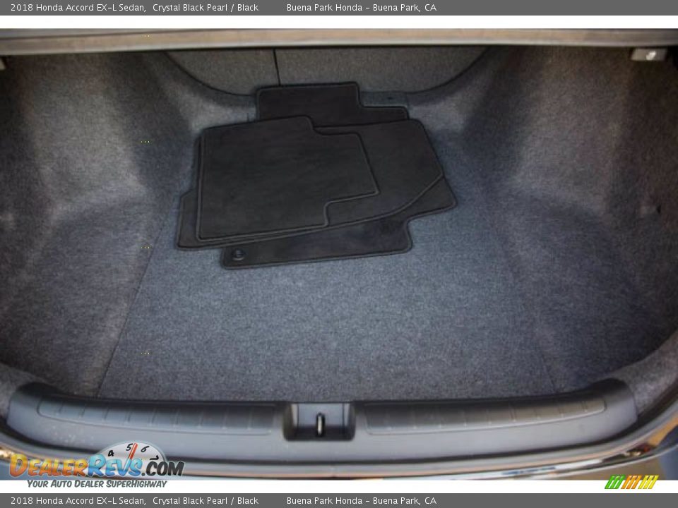 2018 Honda Accord EX-L Sedan Crystal Black Pearl / Black Photo #21