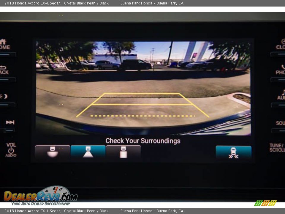 2018 Honda Accord EX-L Sedan Crystal Black Pearl / Black Photo #27