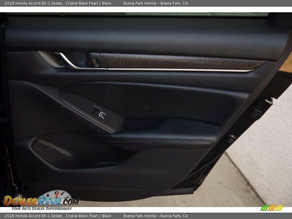 2018 Honda Accord EX-L Sedan Crystal Black Pearl / Black Photo #32