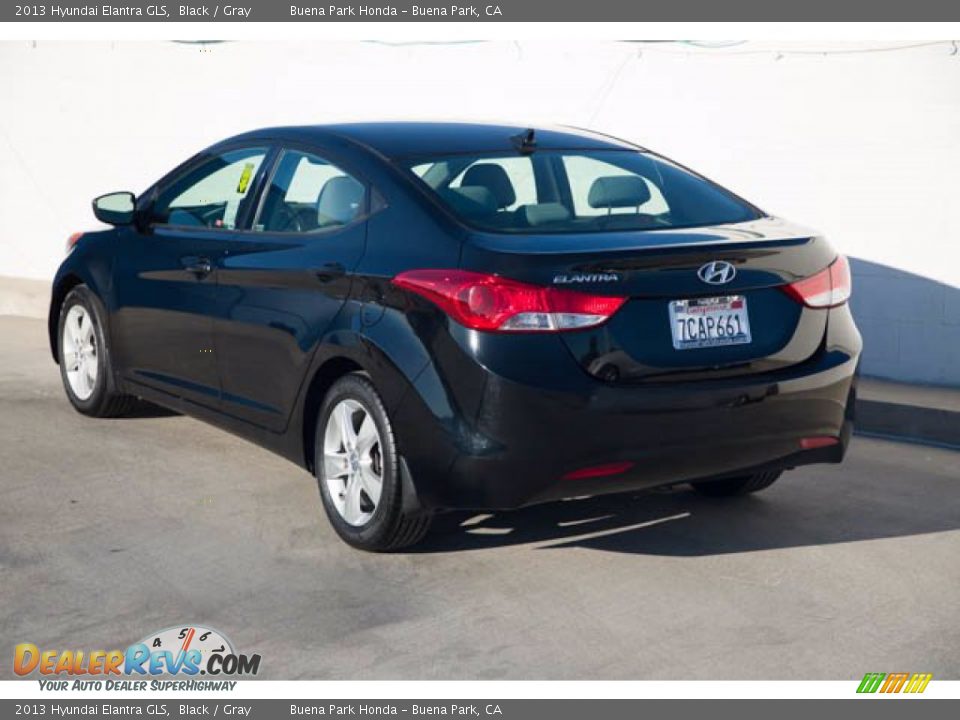 2013 Hyundai Elantra GLS Black / Gray Photo #2