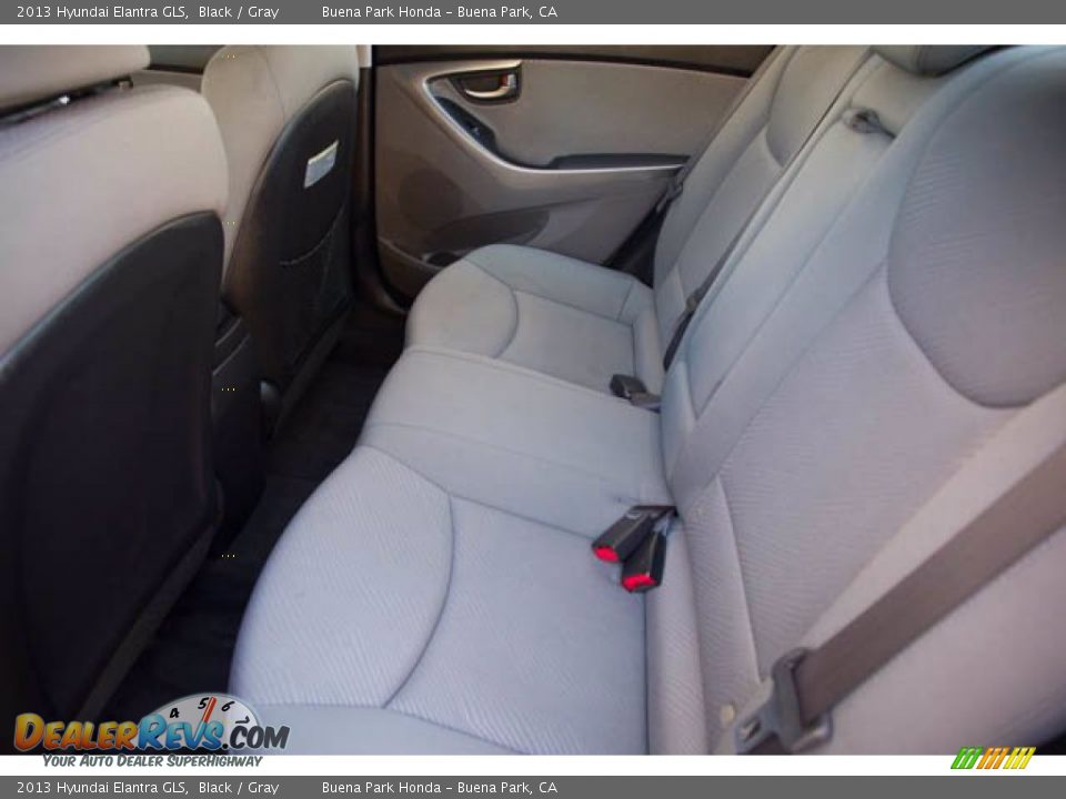 2013 Hyundai Elantra GLS Black / Gray Photo #4