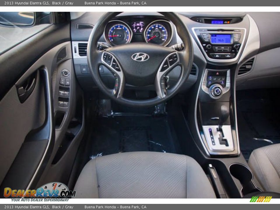 2013 Hyundai Elantra GLS Black / Gray Photo #5