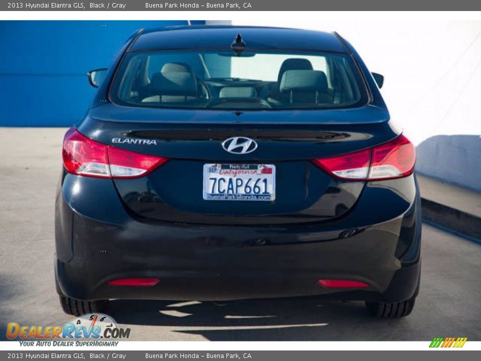 2013 Hyundai Elantra GLS Black / Gray Photo #9