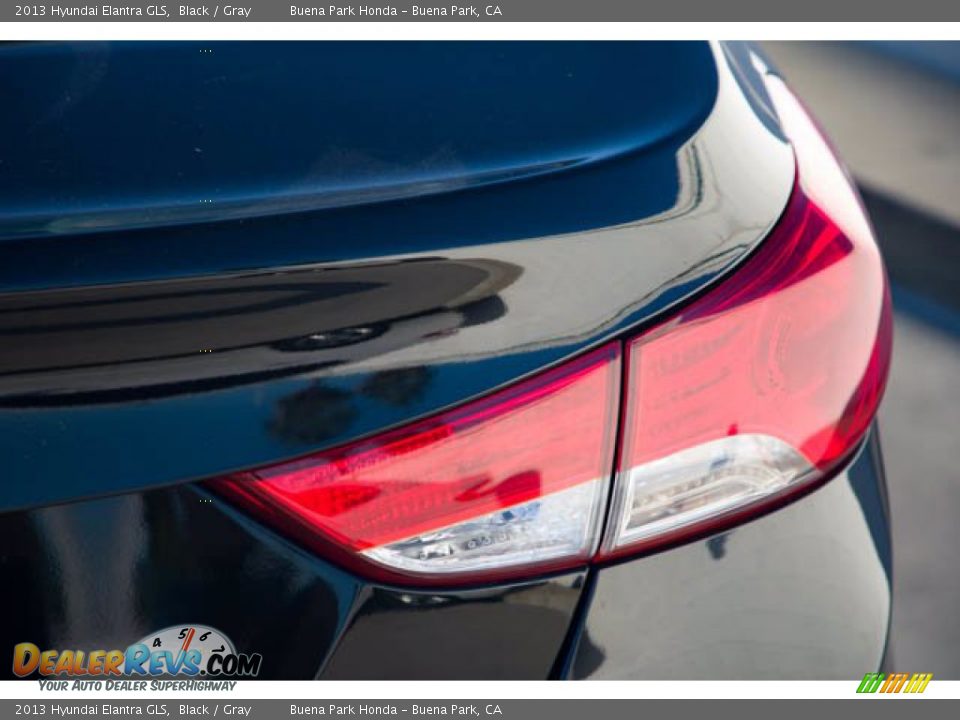 2013 Hyundai Elantra GLS Black / Gray Photo #11