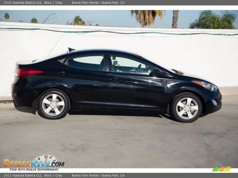 2013 Hyundai Elantra GLS Black / Gray Photo #12