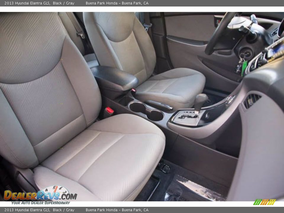 2013 Hyundai Elantra GLS Black / Gray Photo #20