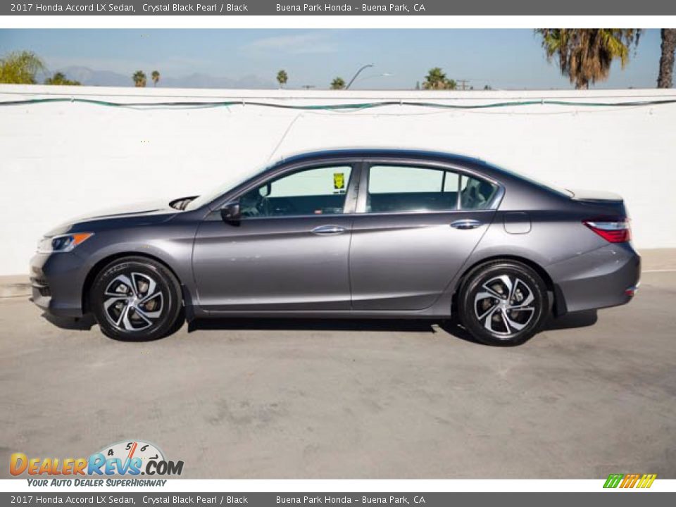 2017 Honda Accord LX Sedan Crystal Black Pearl / Black Photo #10