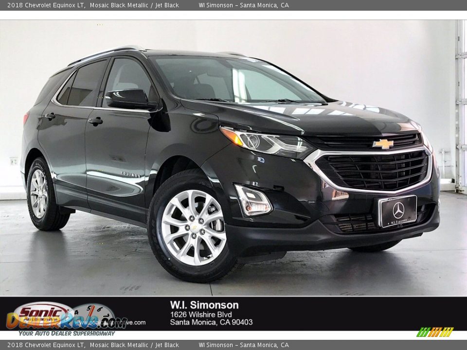 2018 Chevrolet Equinox LT Mosaic Black Metallic / Jet Black Photo #1