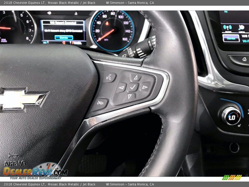 2018 Chevrolet Equinox LT Mosaic Black Metallic / Jet Black Photo #22