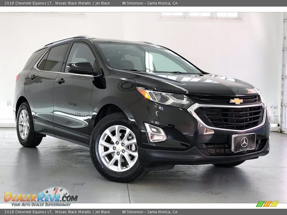 2018 Chevrolet Equinox LT Mosaic Black Metallic / Jet Black Photo #34