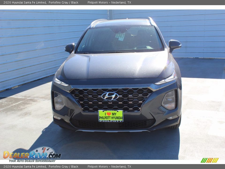 2020 Hyundai Santa Fe Limited Portofino Gray / Black Photo #3