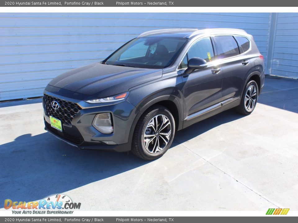 2020 Hyundai Santa Fe Limited Portofino Gray / Black Photo #4