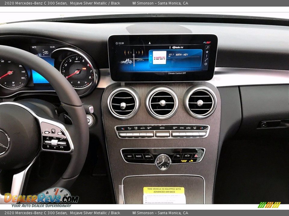 2020 Mercedes-Benz C 300 Sedan Mojave Silver Metallic / Black Photo #6