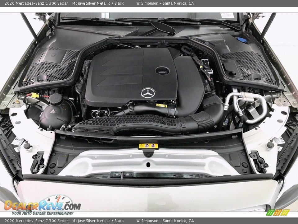 2020 Mercedes-Benz C 300 Sedan Mojave Silver Metallic / Black Photo #8