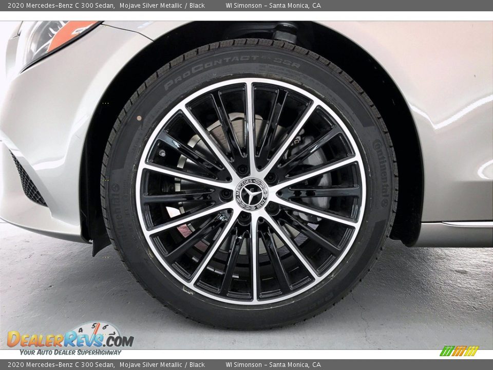 2020 Mercedes-Benz C 300 Sedan Mojave Silver Metallic / Black Photo #9