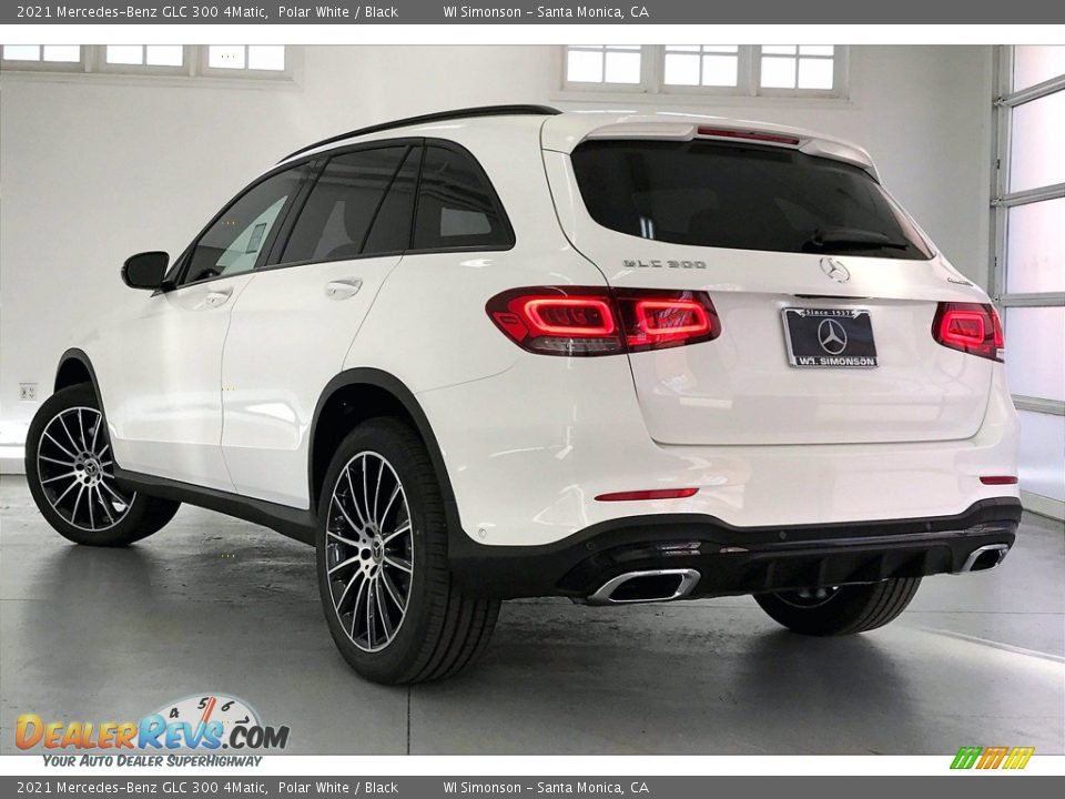 2021 Mercedes-Benz GLC 300 4Matic Polar White / Black Photo #2