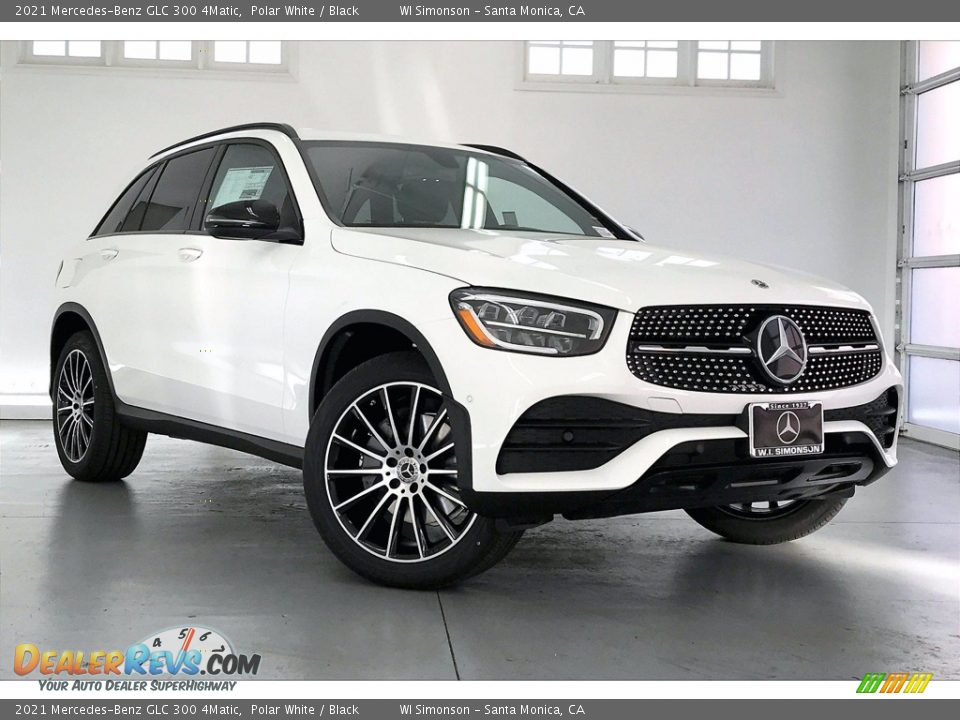 2021 Mercedes-Benz GLC 300 4Matic Polar White / Black Photo #12