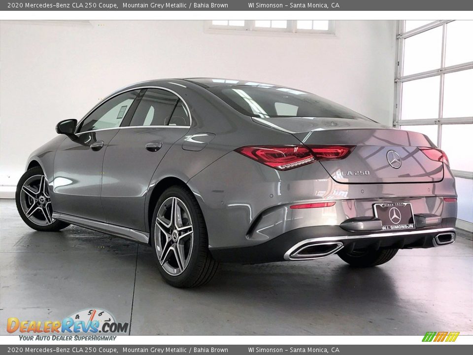 2020 Mercedes-Benz CLA 250 Coupe Mountain Grey Metallic / Bahia Brown Photo #2