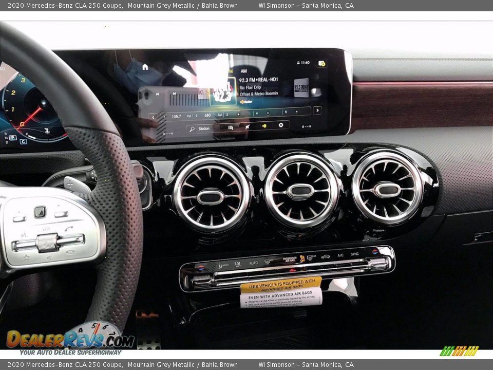 2020 Mercedes-Benz CLA 250 Coupe Mountain Grey Metallic / Bahia Brown Photo #6