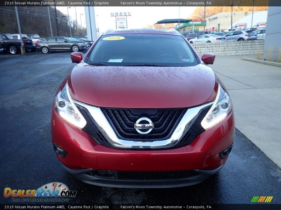 2016 Nissan Murano Platinum AWD Cayenne Red / Graphite Photo #8