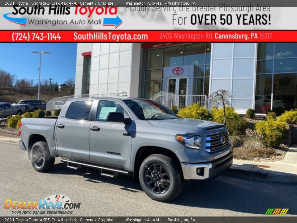 2021 Toyota Tundra SR5 CrewMax 4x4 Cement / Graphite Photo #1