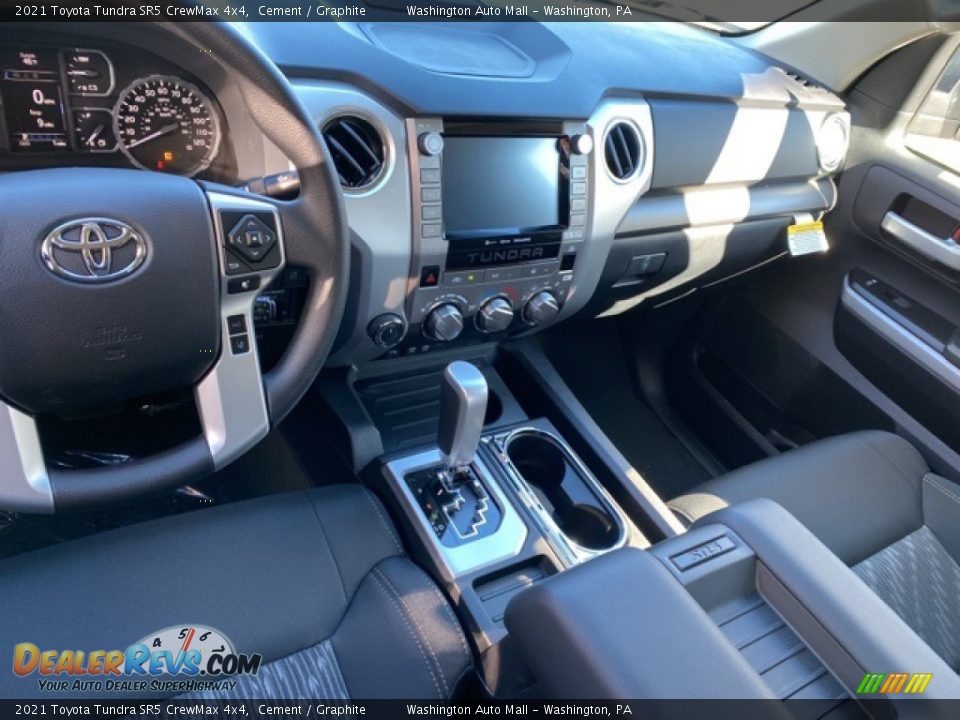 Graphite Interior - 2021 Toyota Tundra SR5 CrewMax 4x4 Photo #3