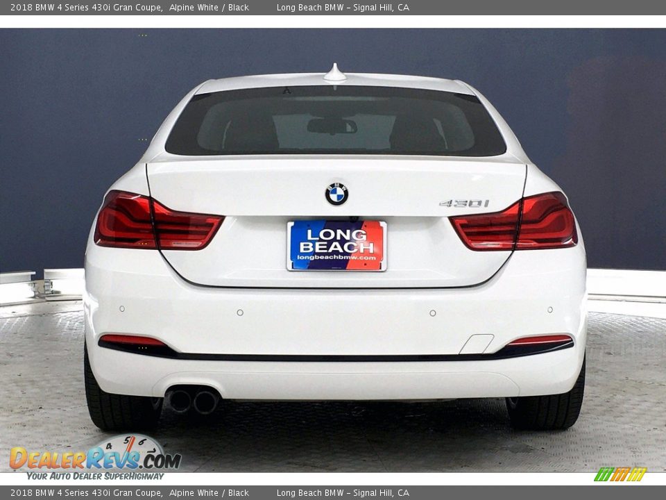 2018 BMW 4 Series 430i Gran Coupe Alpine White / Black Photo #3