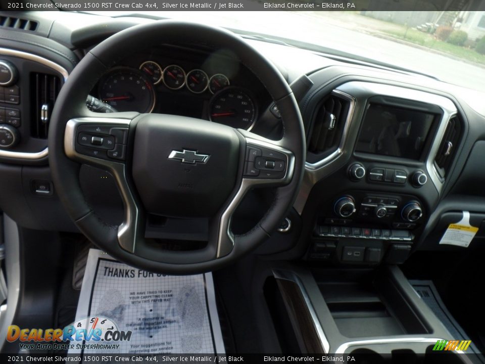 2021 Chevrolet Silverado 1500 RST Crew Cab 4x4 Silver Ice Metallic / Jet Black Photo #23