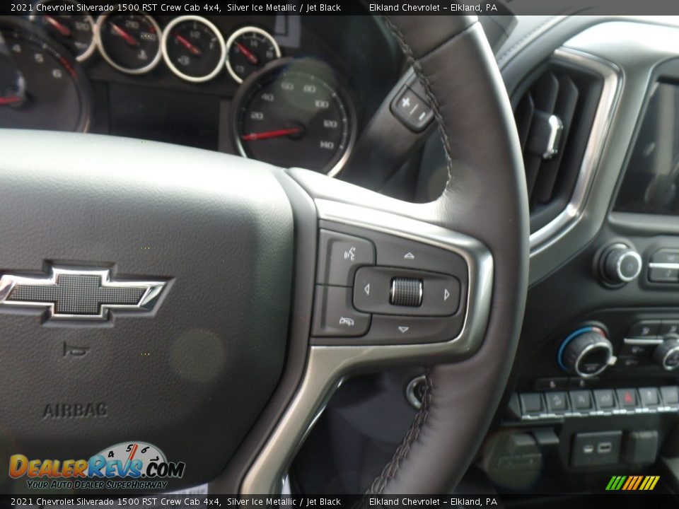 2021 Chevrolet Silverado 1500 RST Crew Cab 4x4 Steering Wheel Photo #24