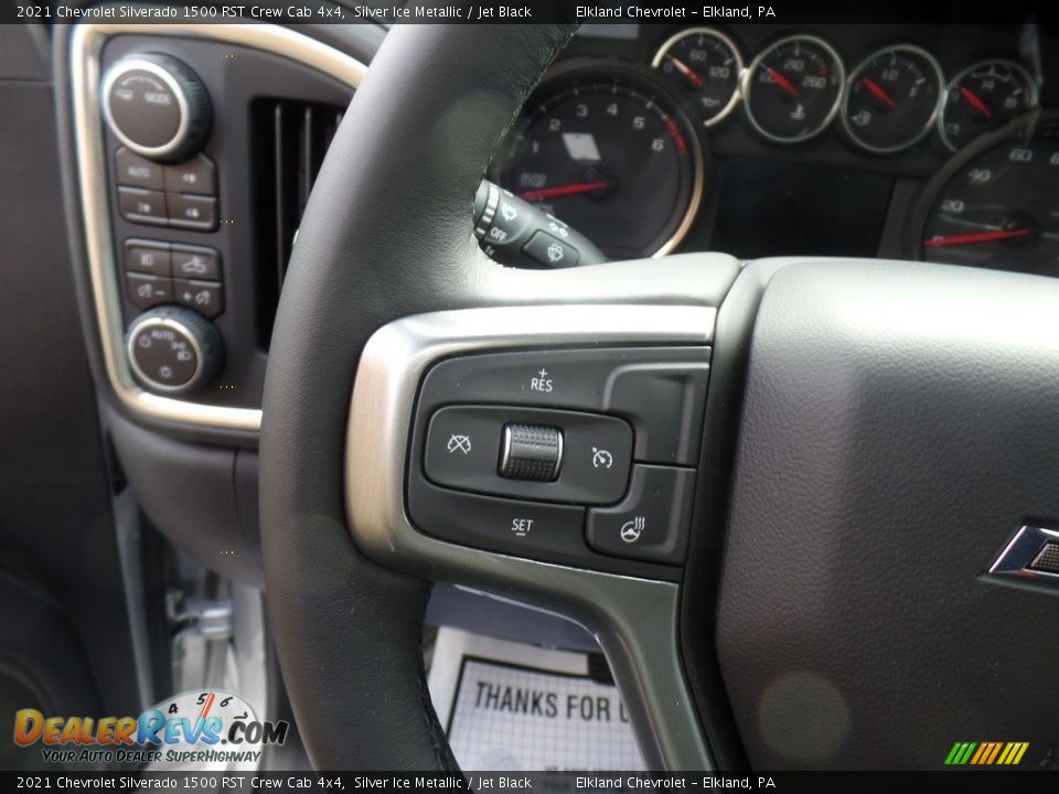2021 Chevrolet Silverado 1500 RST Crew Cab 4x4 Steering Wheel Photo #25