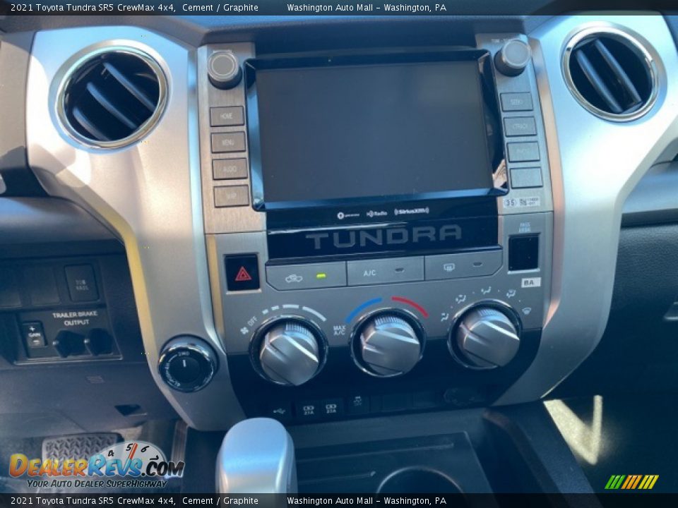 Controls of 2021 Toyota Tundra SR5 CrewMax 4x4 Photo #15