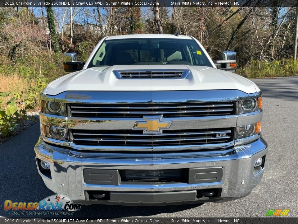 2019 Chevrolet Silverado 2500HD LTZ Crew Cab 4WD Summit White / Cocoa/­Dune Photo #4