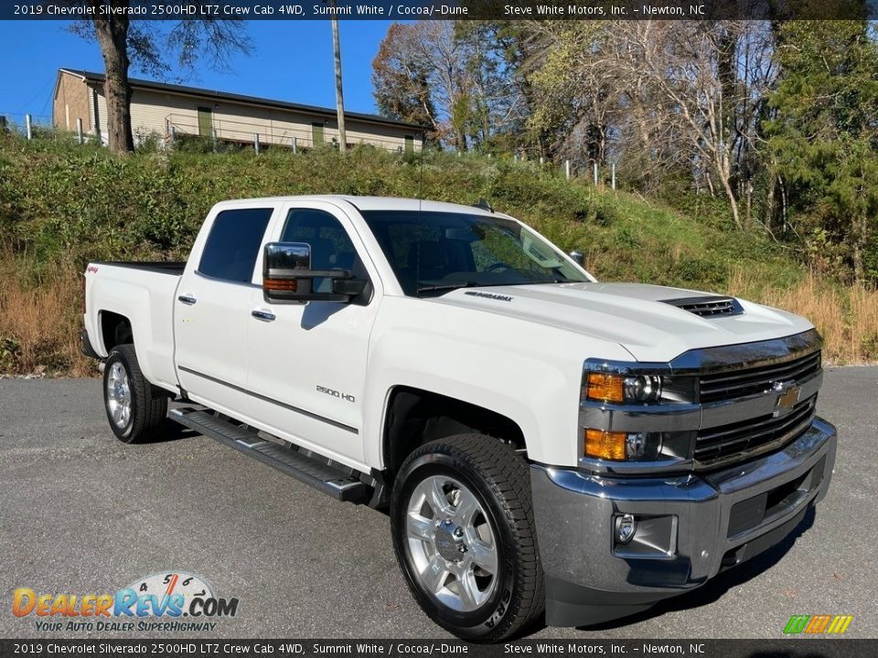 2019 Chevrolet Silverado 2500HD LTZ Crew Cab 4WD Summit White / Cocoa/­Dune Photo #5