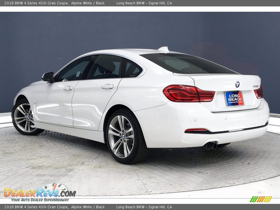 2018 BMW 4 Series 430i Gran Coupe Alpine White / Black Photo #10