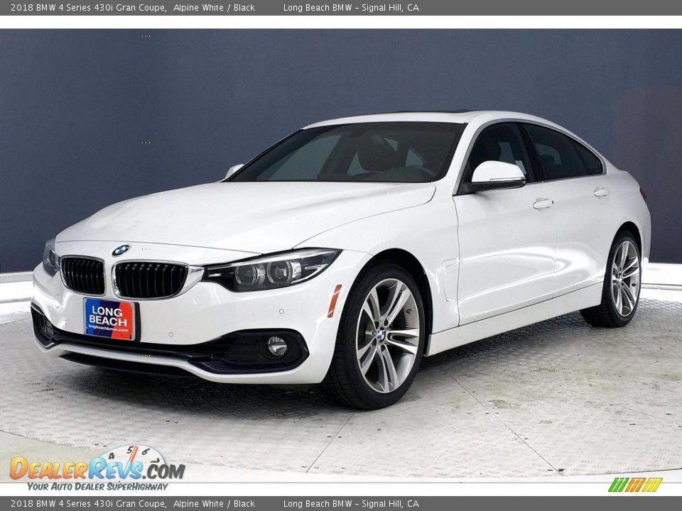 2018 BMW 4 Series 430i Gran Coupe Alpine White / Black Photo #12