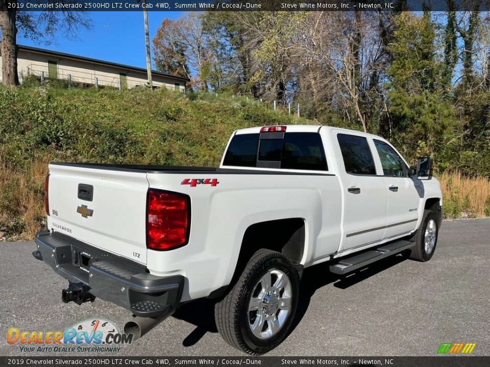 2019 Chevrolet Silverado 2500HD LTZ Crew Cab 4WD Summit White / Cocoa/­Dune Photo #7