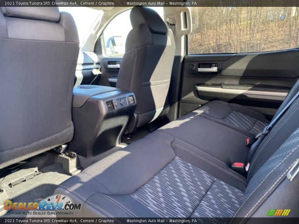 Rear Seat of 2021 Toyota Tundra SR5 CrewMax 4x4 Photo #20