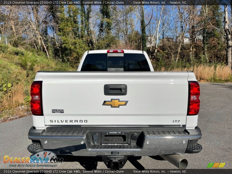 2019 Chevrolet Silverado 2500HD LTZ Crew Cab 4WD Summit White / Cocoa/­Dune Photo #8