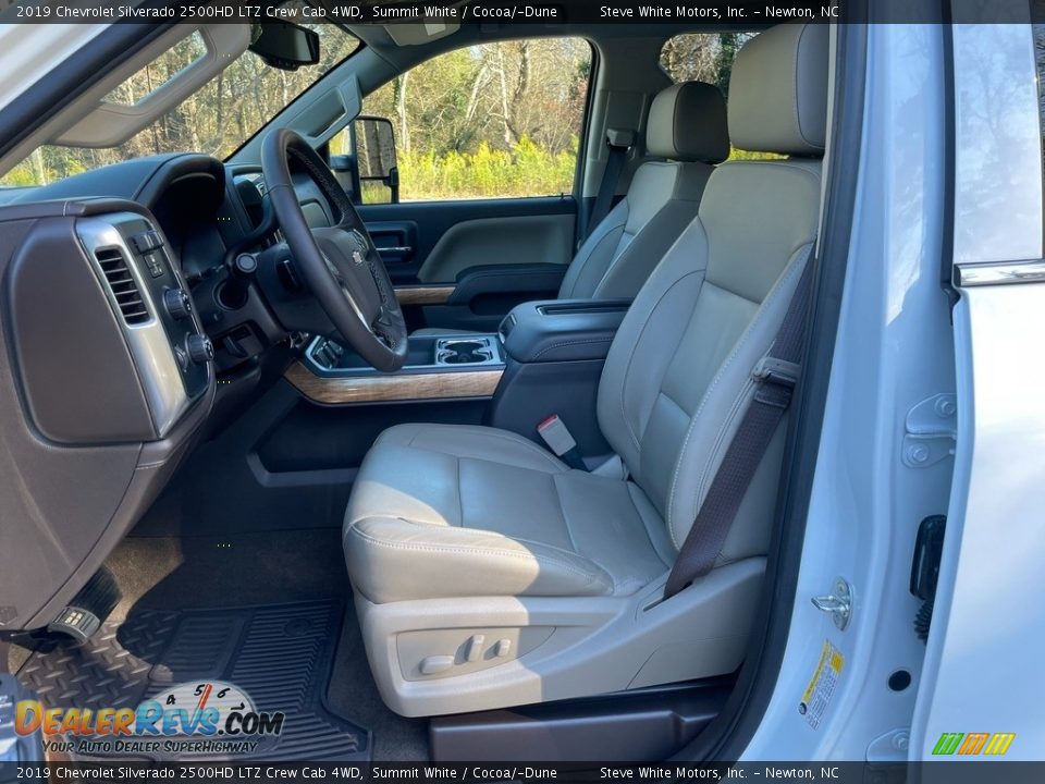2019 Chevrolet Silverado 2500HD LTZ Crew Cab 4WD Summit White / Cocoa/­Dune Photo #12