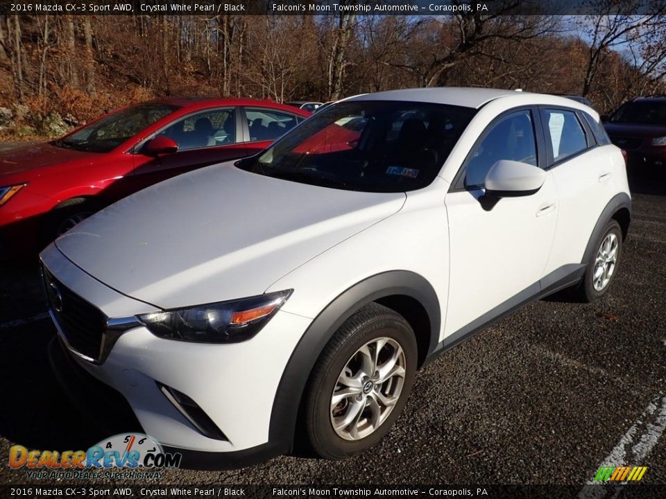 2016 Mazda CX-3 Sport AWD Crystal White Pearl / Black Photo #1