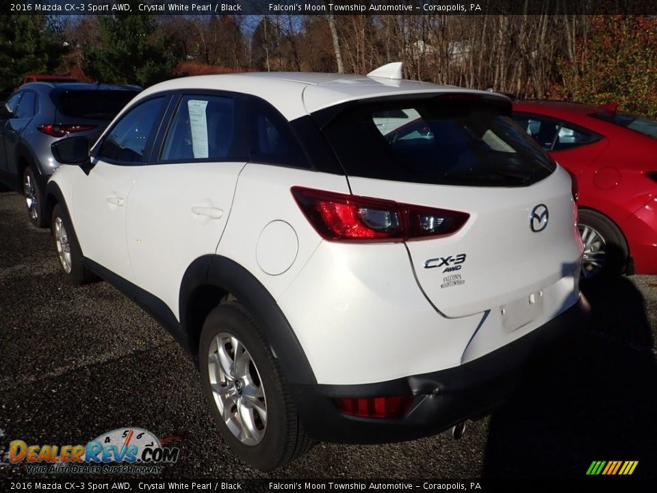 2016 Mazda CX-3 Sport AWD Crystal White Pearl / Black Photo #2