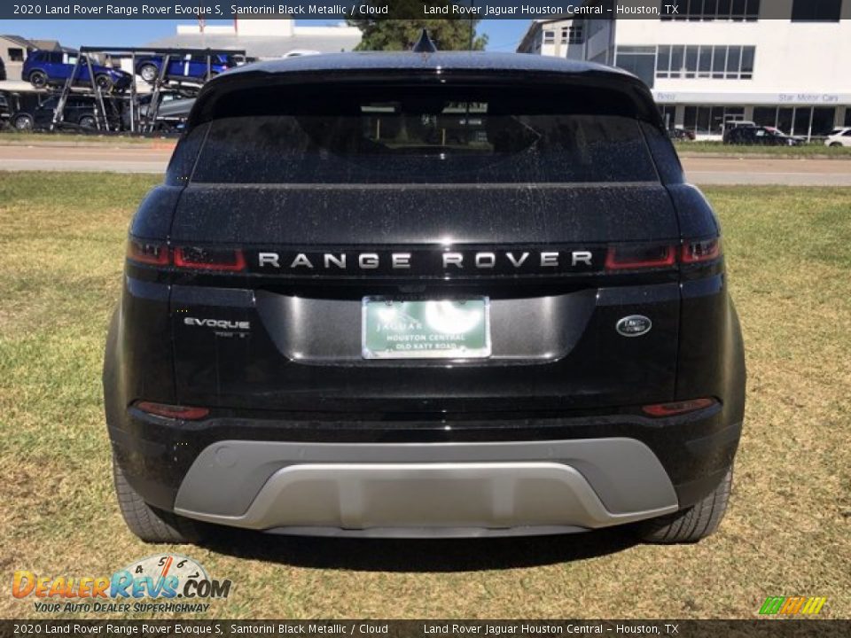 2020 Land Rover Range Rover Evoque S Santorini Black Metallic / Cloud Photo #9