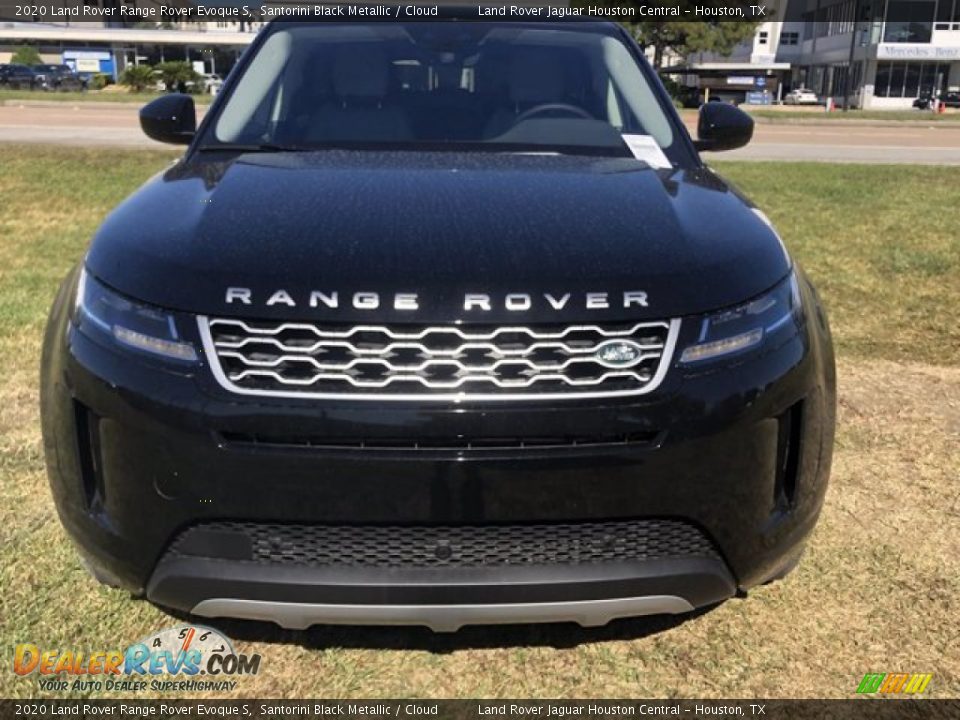 2020 Land Rover Range Rover Evoque S Santorini Black Metallic / Cloud Photo #10