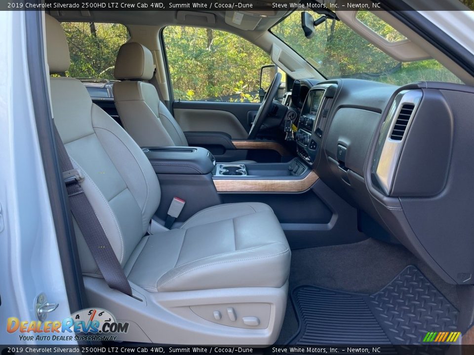 2019 Chevrolet Silverado 2500HD LTZ Crew Cab 4WD Summit White / Cocoa/­Dune Photo #18