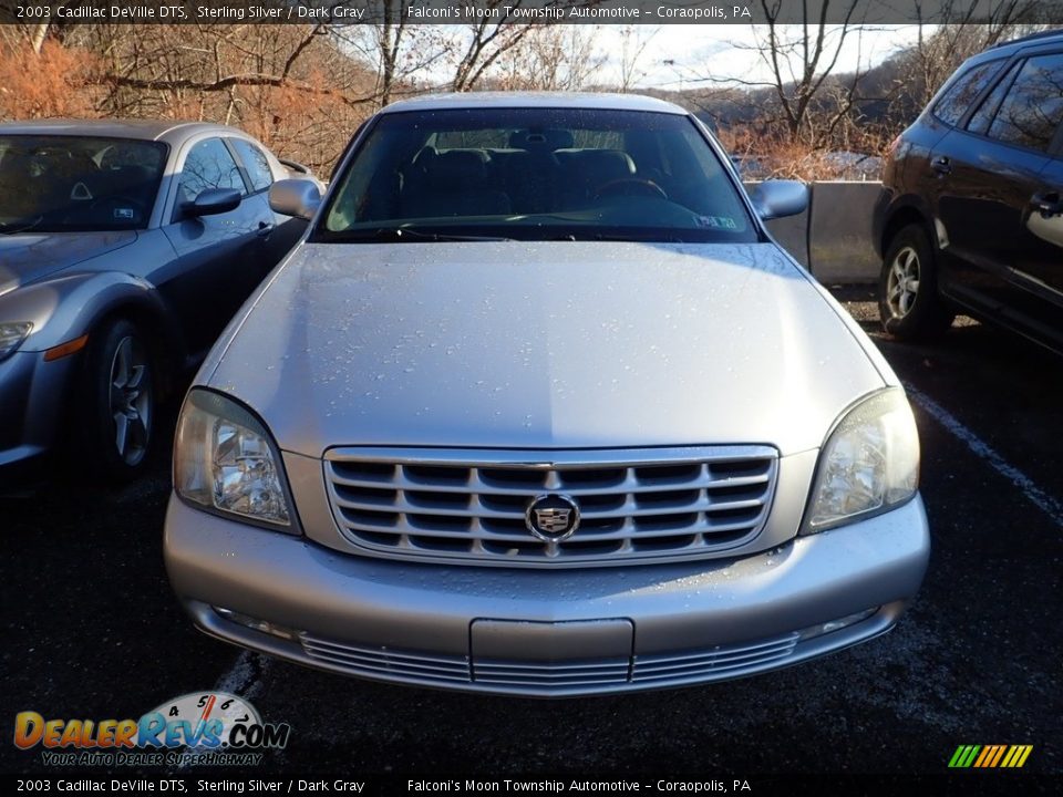 2003 Cadillac DeVille DTS Sterling Silver / Dark Gray Photo #3