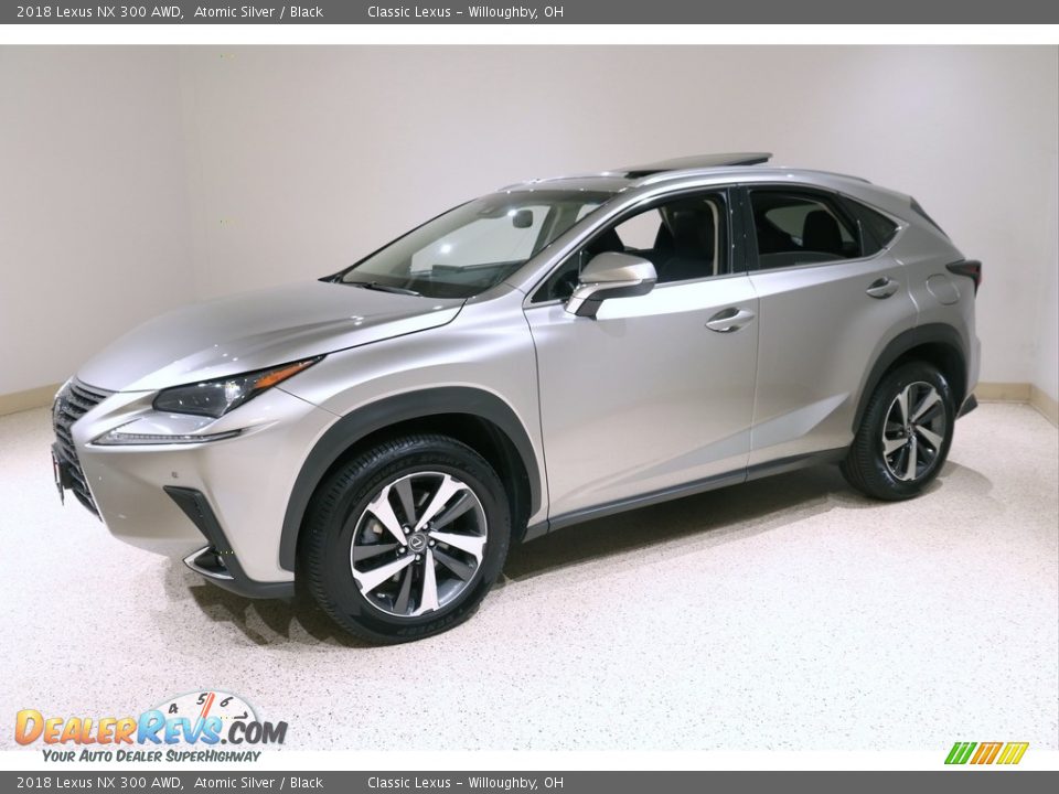 2018 Lexus NX 300 AWD Atomic Silver / Black Photo #3