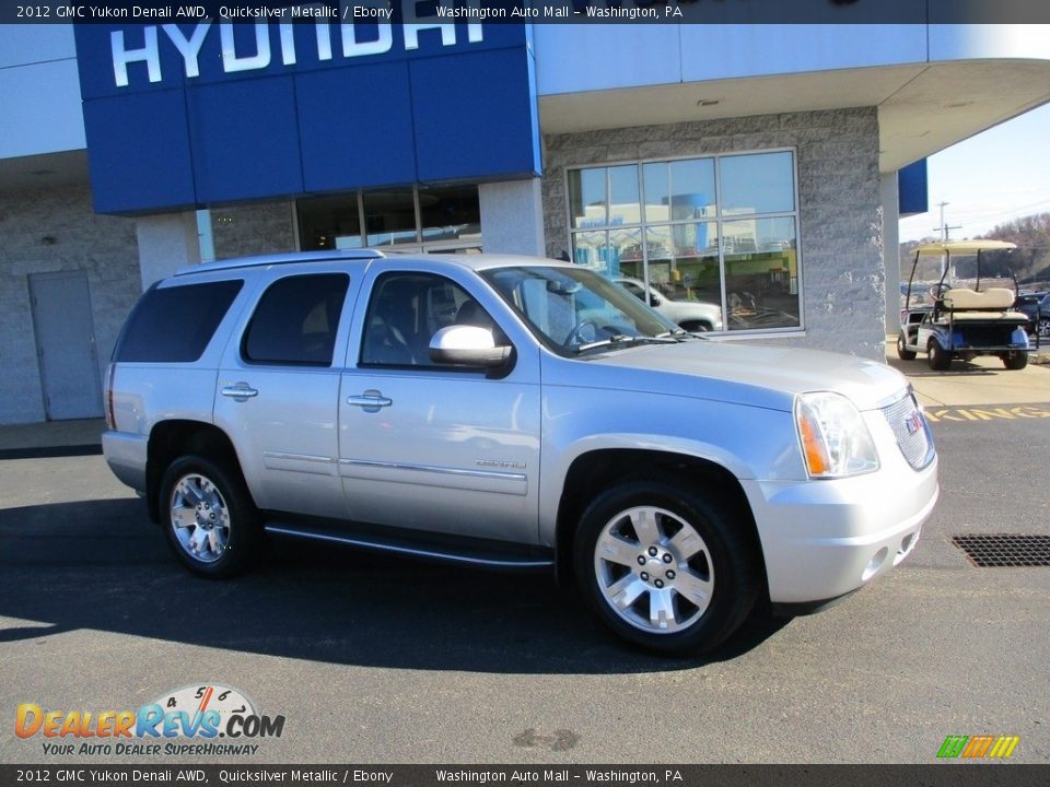 2012 GMC Yukon Denali AWD Quicksilver Metallic / Ebony Photo #1